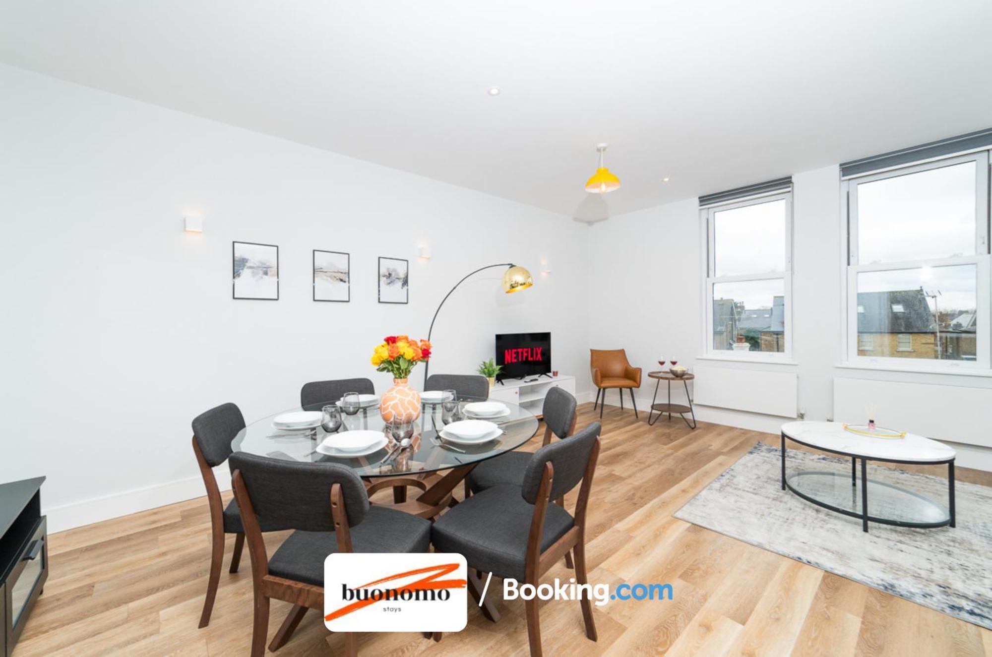 Two Bedroom Apartment At Buonomo Stays Short Lets & Serviced Accommodation Close To Wimbledon Tennis Courts Лондон Екстер'єр фото